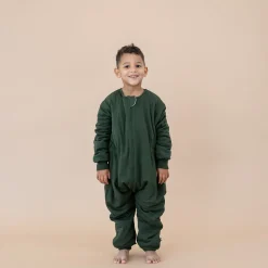 Kyte Baby Cozy Playsuit in Fir Best