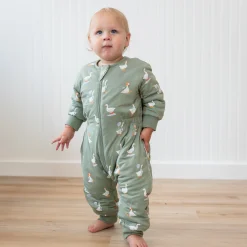 Kyte Baby Cozy Playsuit in Silly Goose Online