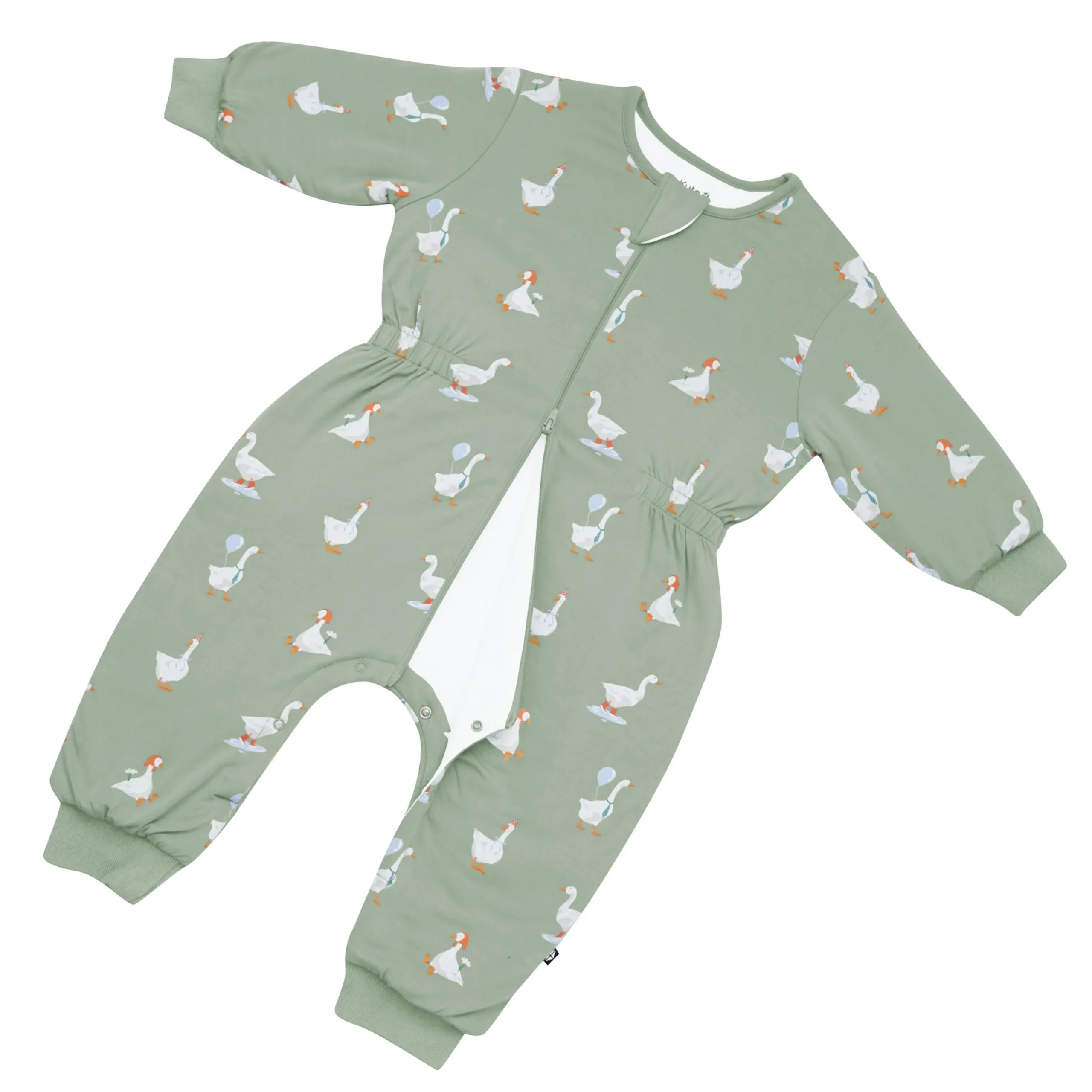 Kyte Baby Cozy Playsuit in Silly Goose Online
