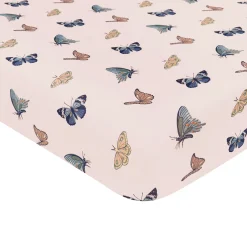 Kyte Baby Crib Sheet in Blush Butterfly Sale