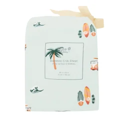 Kyte Baby Crib Sheet in Dew Surf Sale