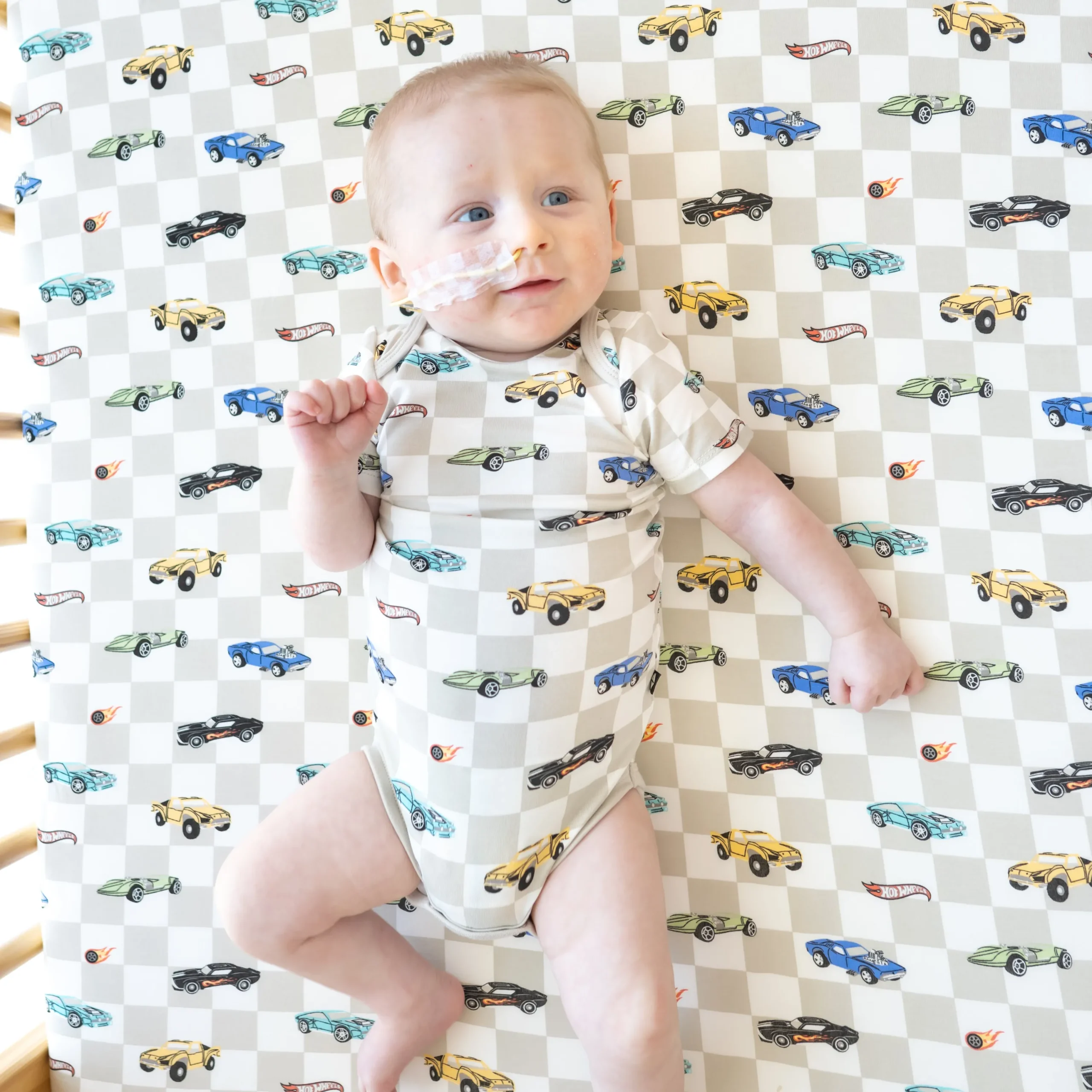 Kyte Baby Crib Sheet in Fast and Fierce Sale