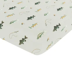 Kyte Baby Crib Sheet in Fishing Sale