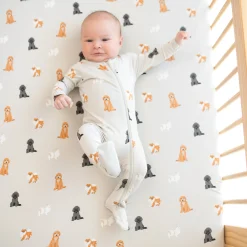 Kyte Baby Crib Sheet in Fluffy Dog Online