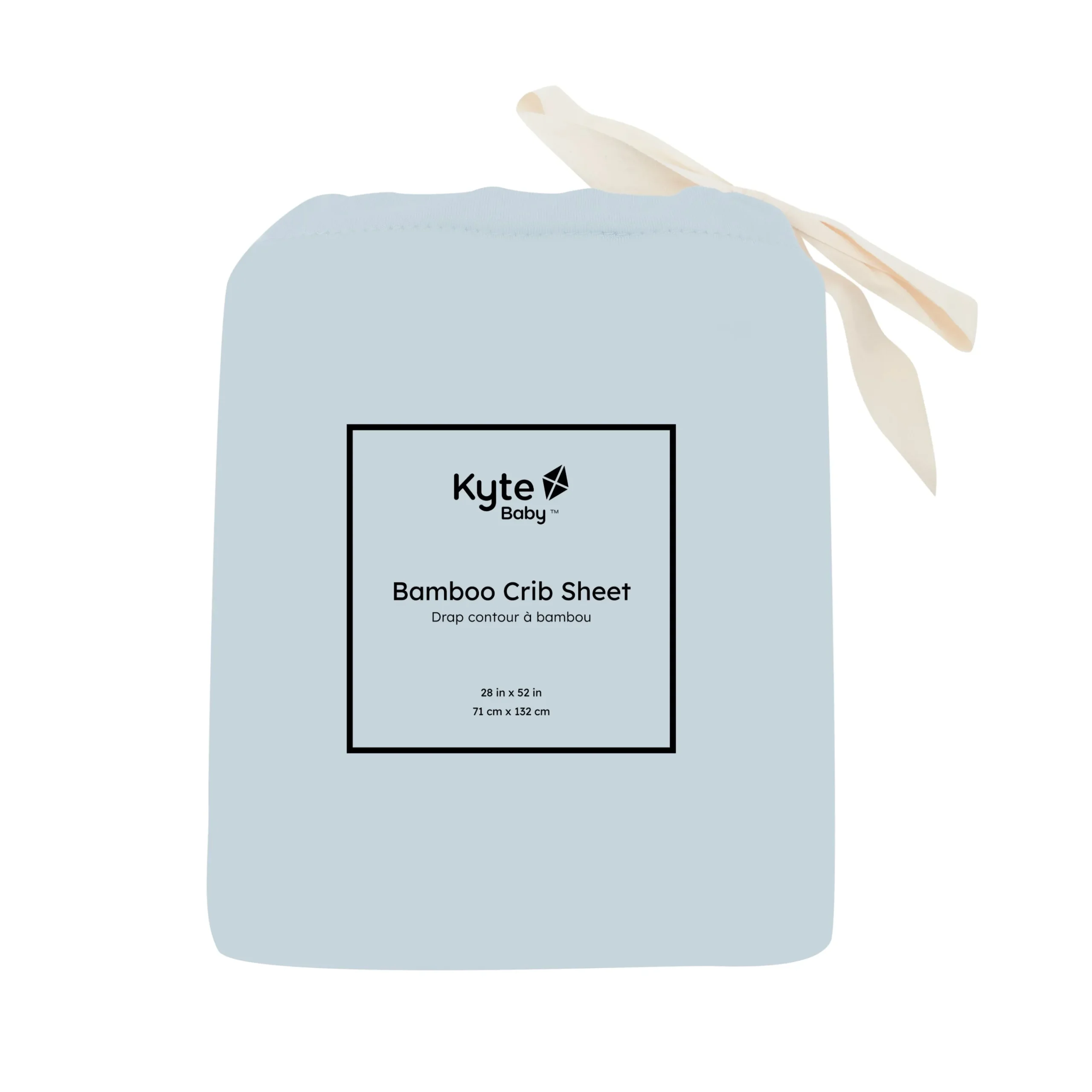 Kyte Baby Crib Sheet in Fog