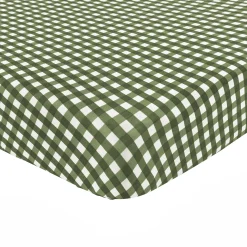 Kyte Baby Crib Sheet in Gingham Fir New