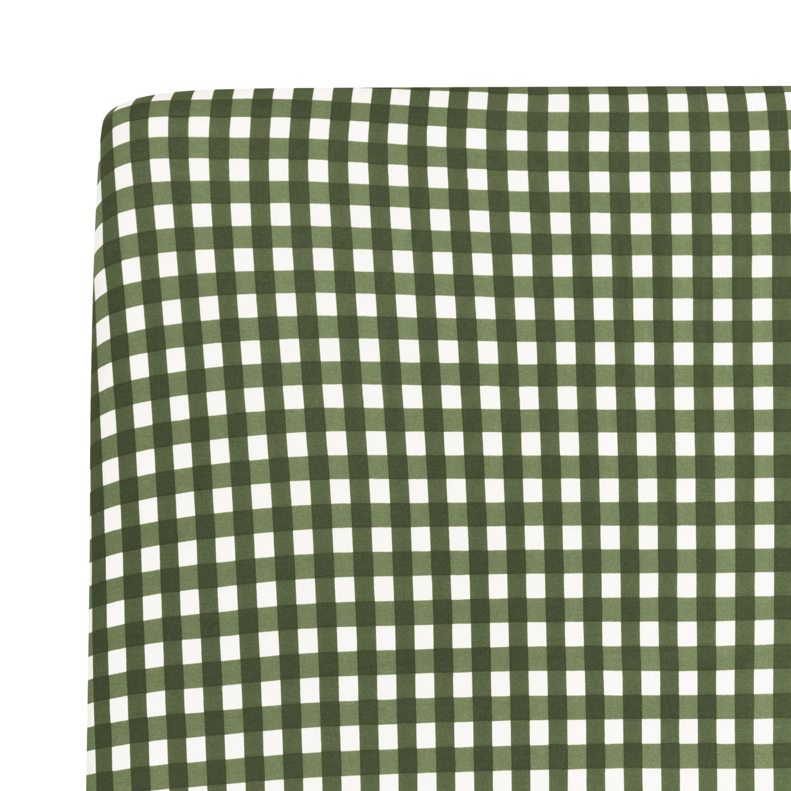 Kyte Baby Crib Sheet in Gingham Fir New