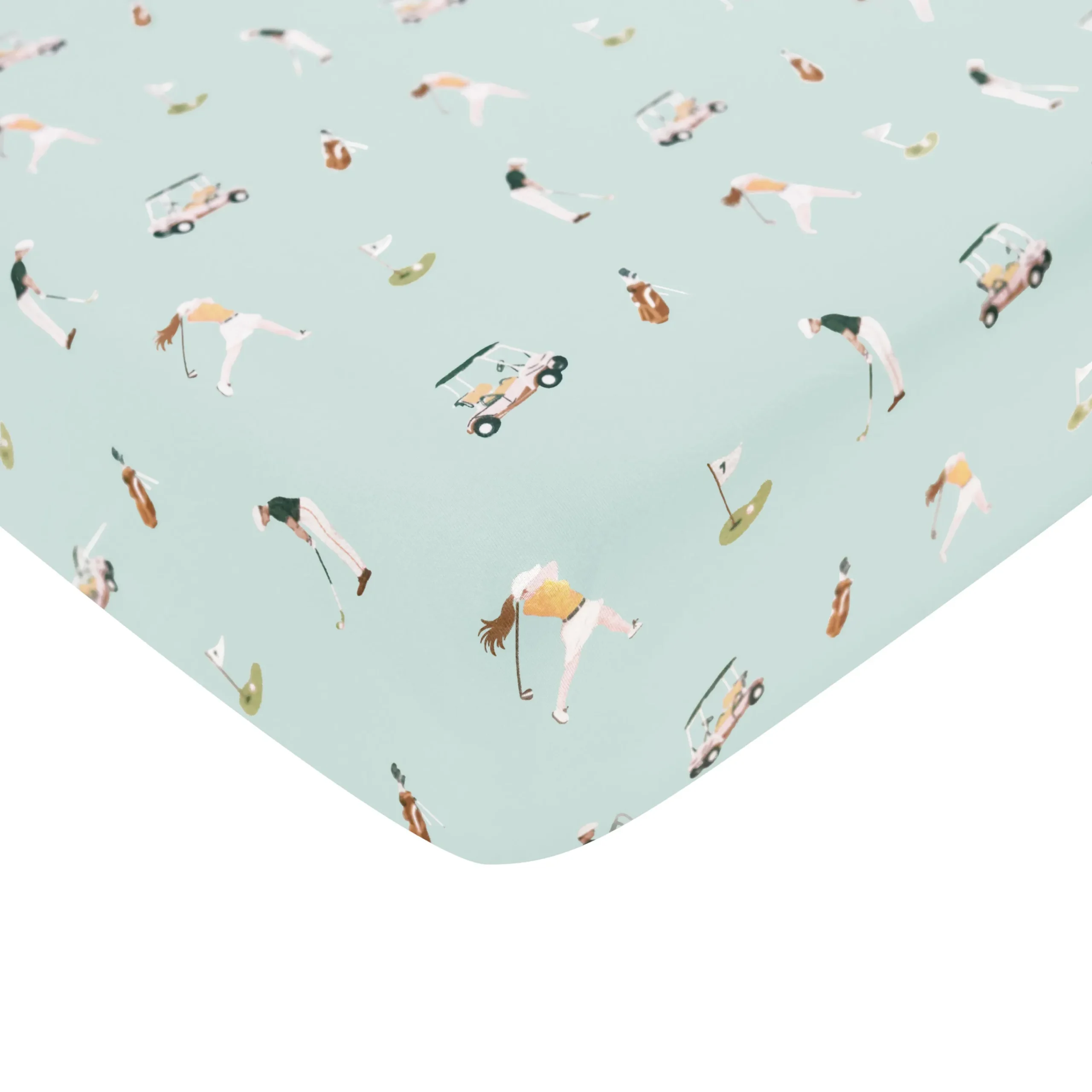 Kyte Baby Crib Sheet in Golf Sale