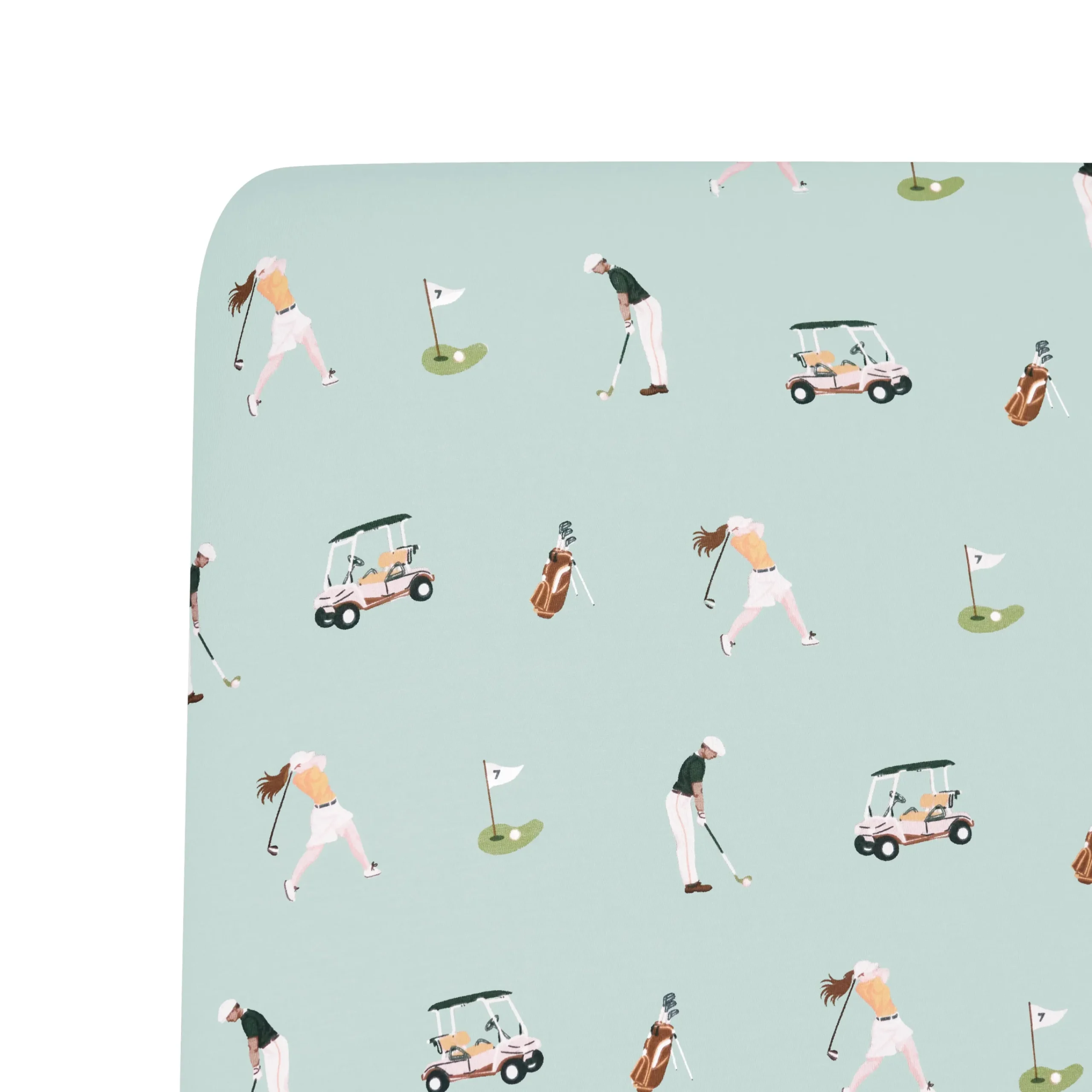 Kyte Baby Crib Sheet in Golf Sale