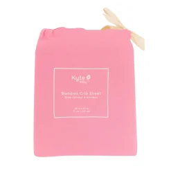 Kyte Baby Crib Sheet in Guava Outlet