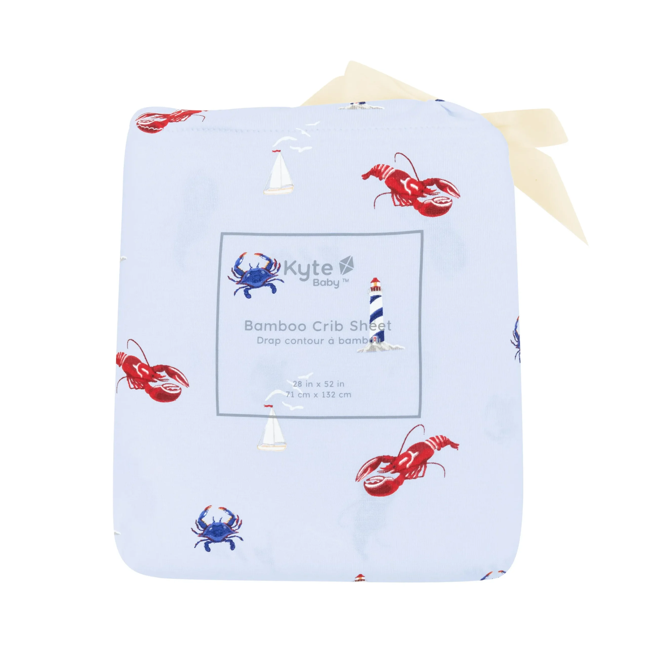 Kyte Baby Crib Sheet in Harbor