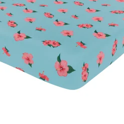 Kyte Baby Crib Sheet in Hibiscus Best