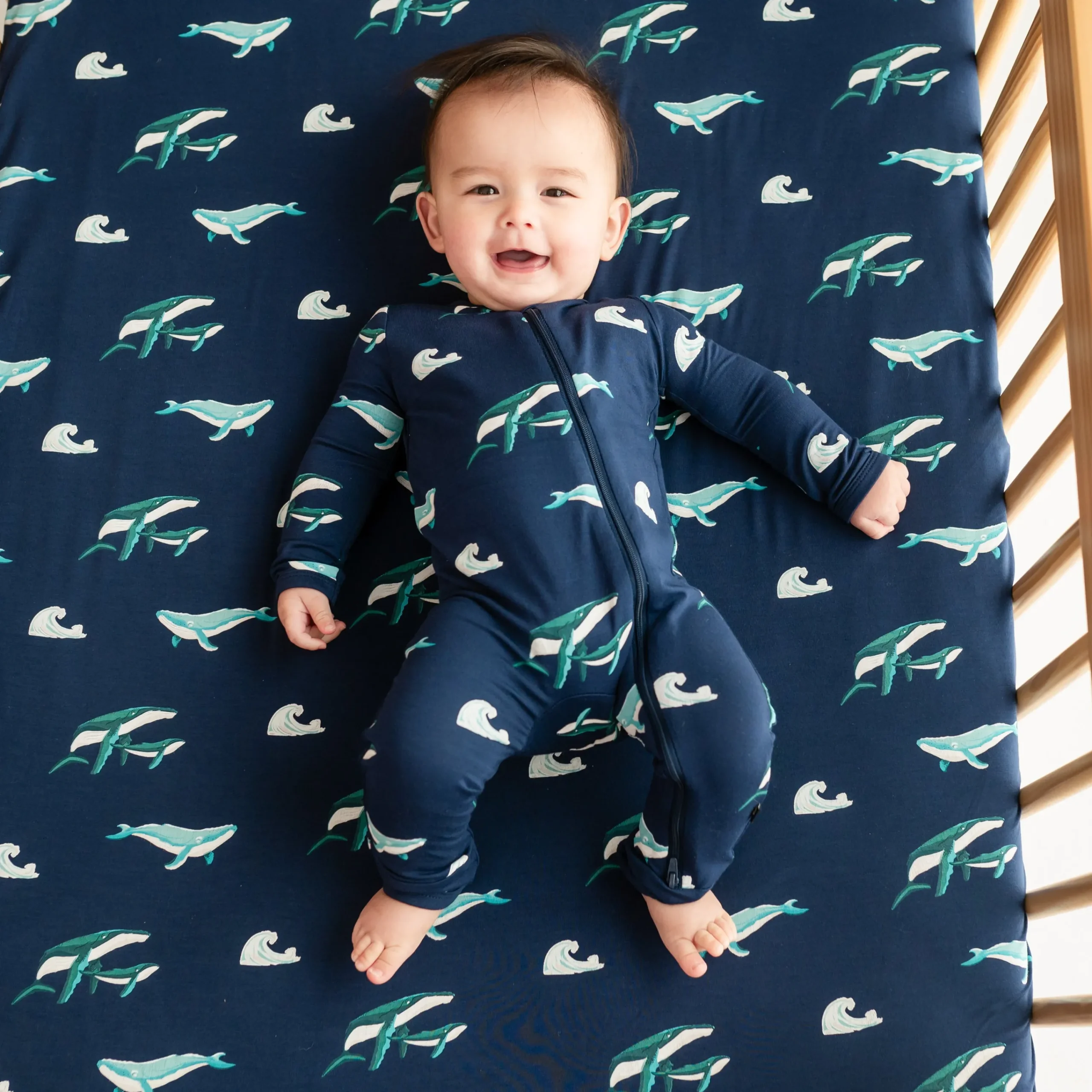 Kyte Baby Crib Sheet in Humpback New