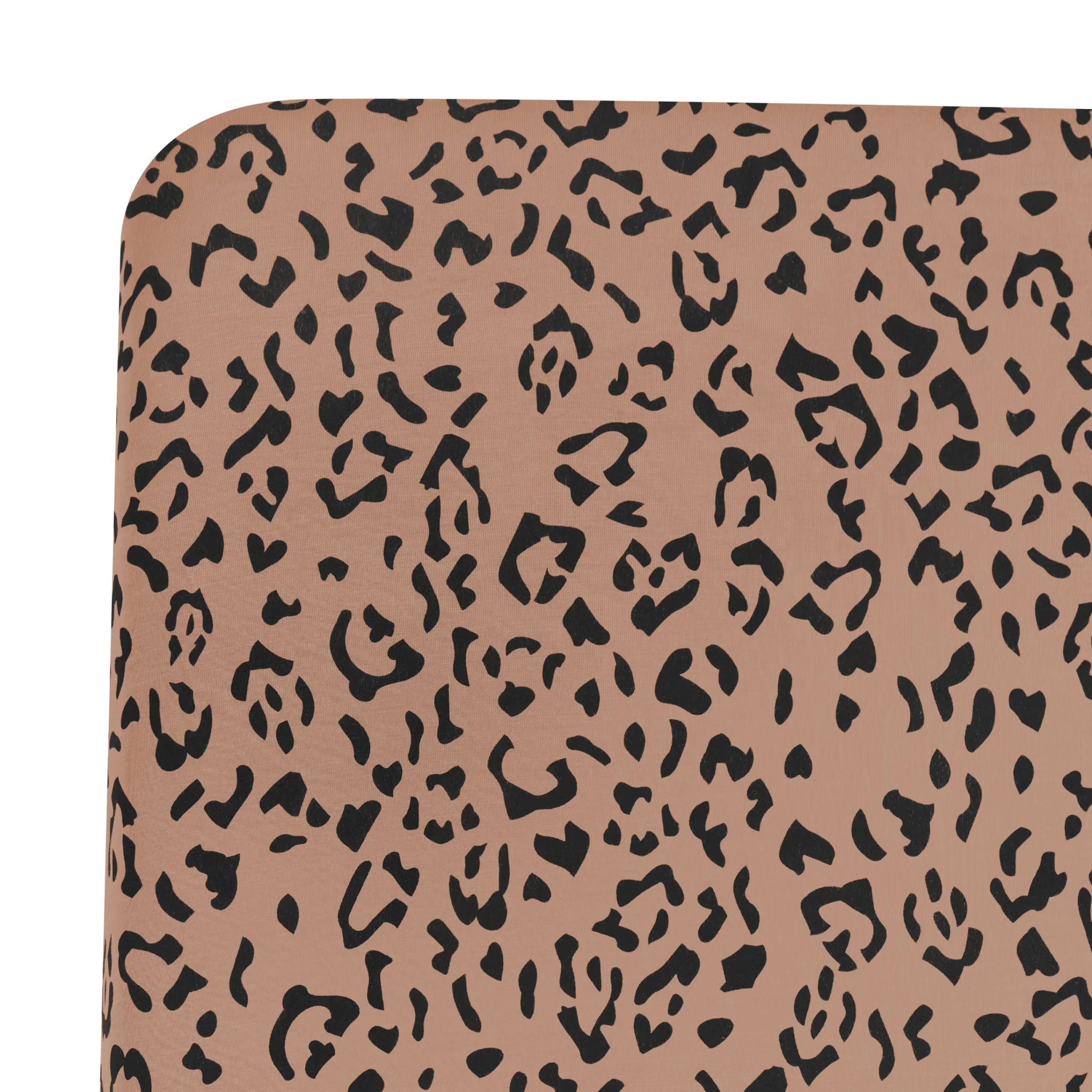 Kyte Baby Crib Sheet in Latte Leopard Hot