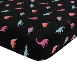 Kyte Baby Crib Sheet in Midnight Roar