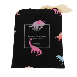Kyte Baby Crib Sheet in Midnight Roar