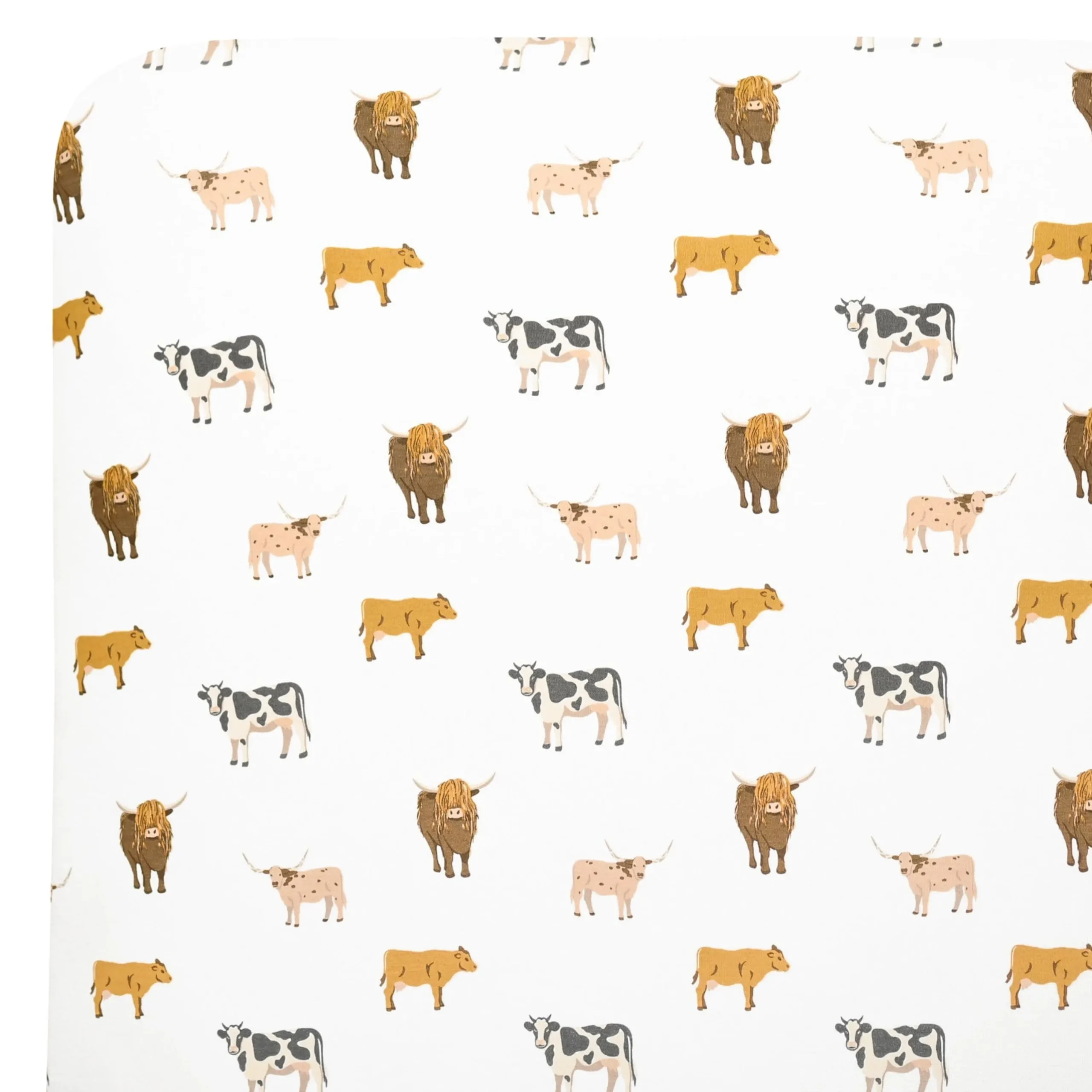 Kyte Baby Crib Sheet in Moo Online