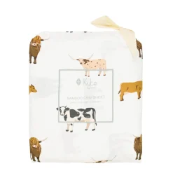 Kyte Baby Crib Sheet in Moo Online