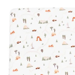 Kyte Baby Crib Sheet in Road Trip Hot