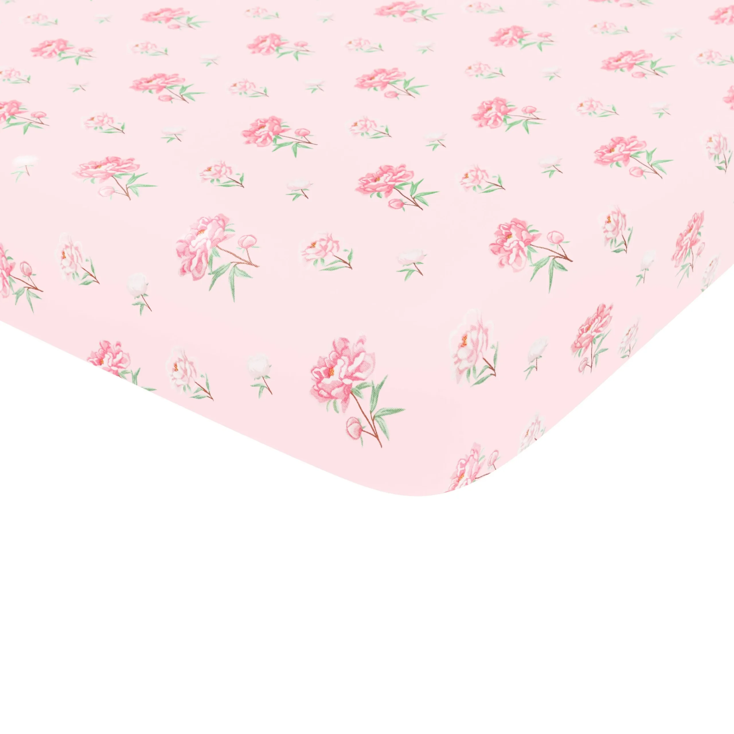 Kyte Baby Crib Sheet in Sakura Peony Hot