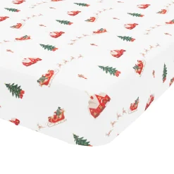 Kyte Baby Crib Sheet in Santa Sleigh Discount