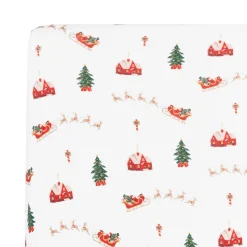 Kyte Baby Crib Sheet in Santa Sleigh Discount