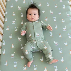 Kyte Baby Crib Sheet in Silly Goose Clearance