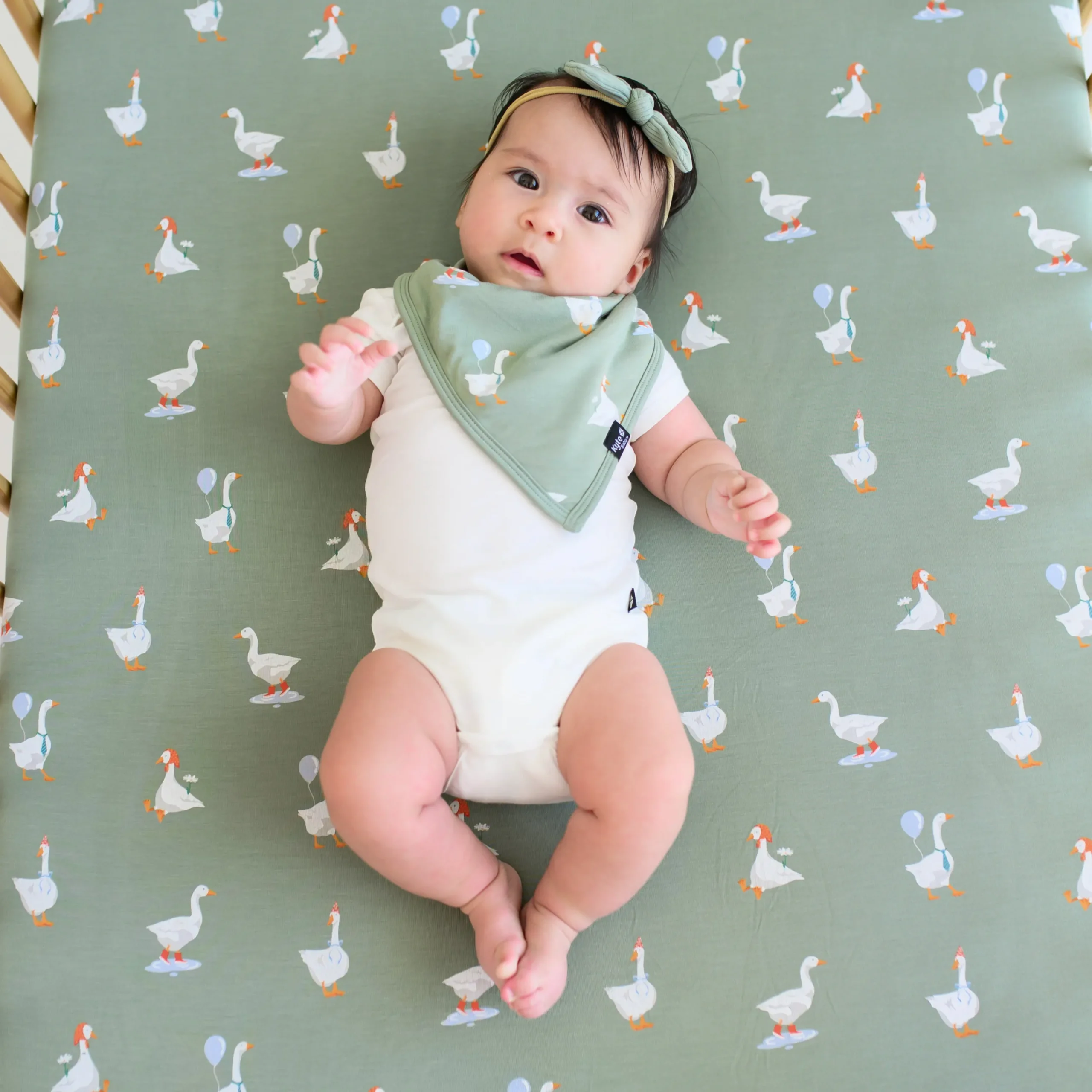 Kyte Baby Crib Sheet in Silly Goose Clearance