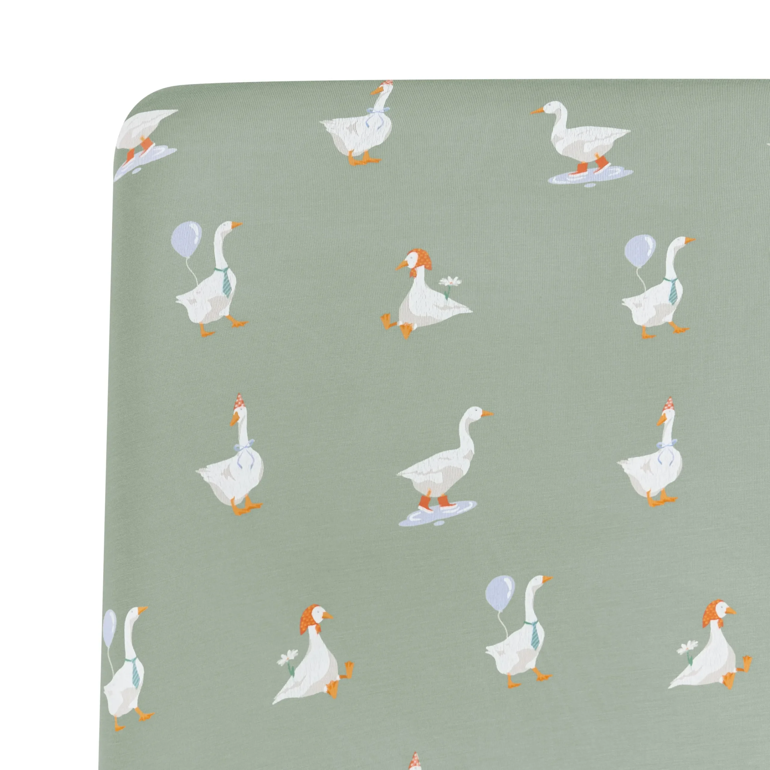 Kyte Baby Crib Sheet in Silly Goose Clearance