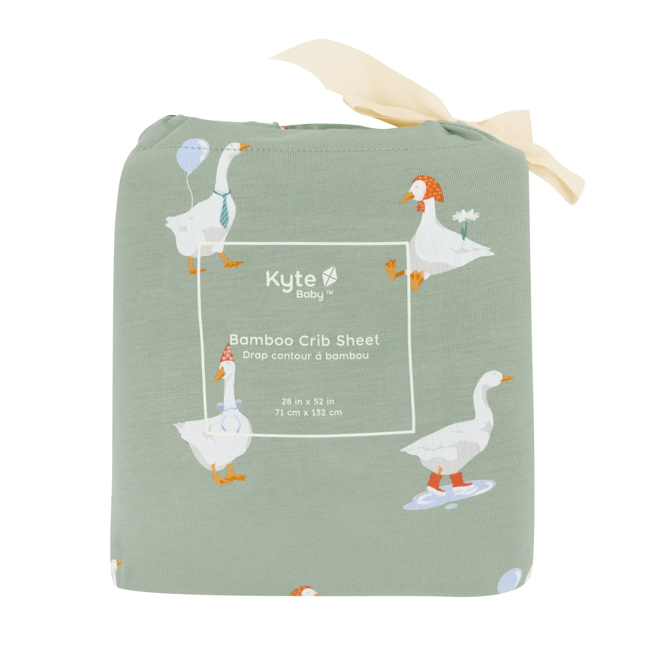 Kyte Baby Crib Sheet in Silly Goose Clearance