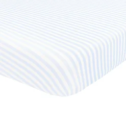 Kyte Baby Crib Sheet in Small Mist Stripe Sale