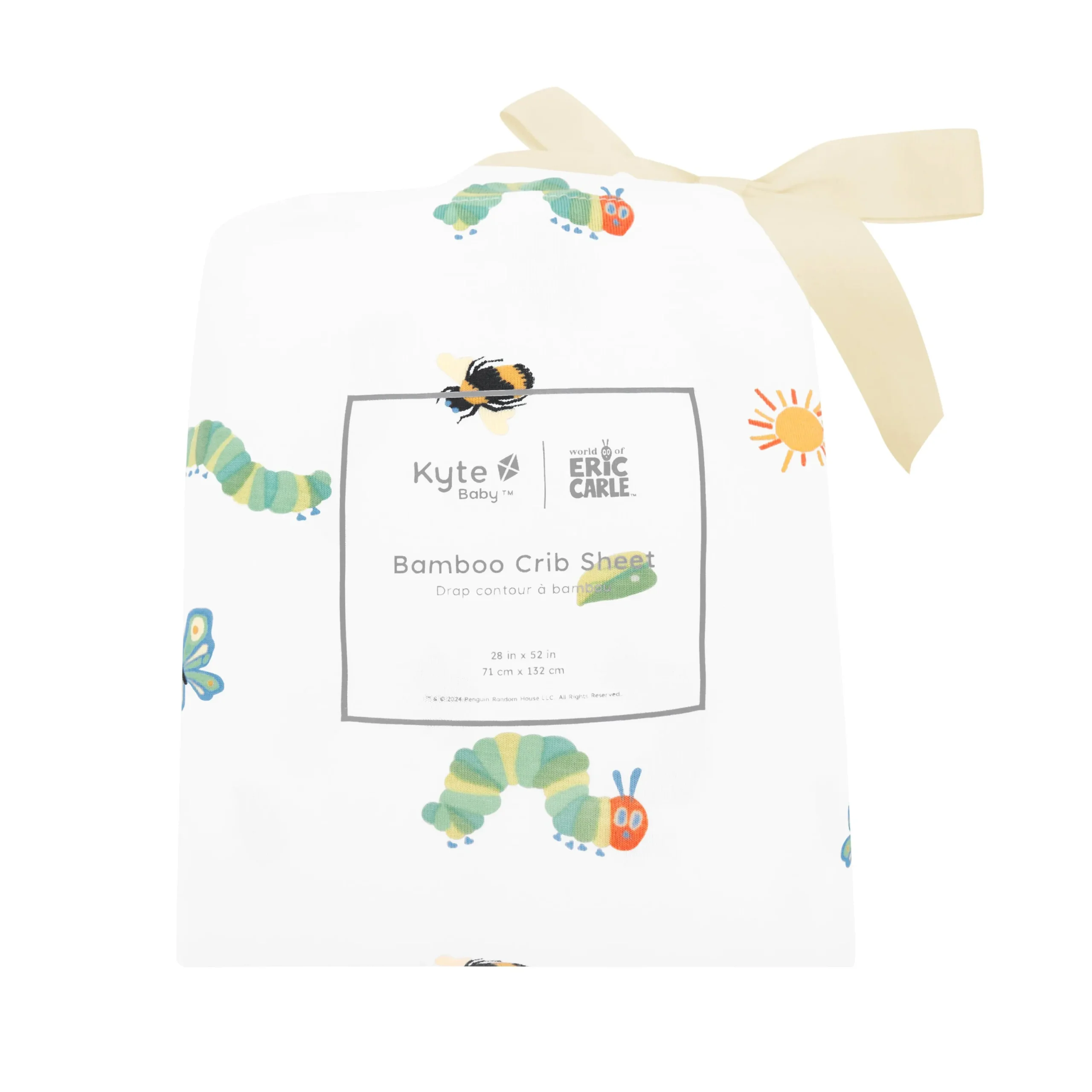 Kyte Baby Crib Sheet in The Very Hungry Caterpillar™ and Friends Discount