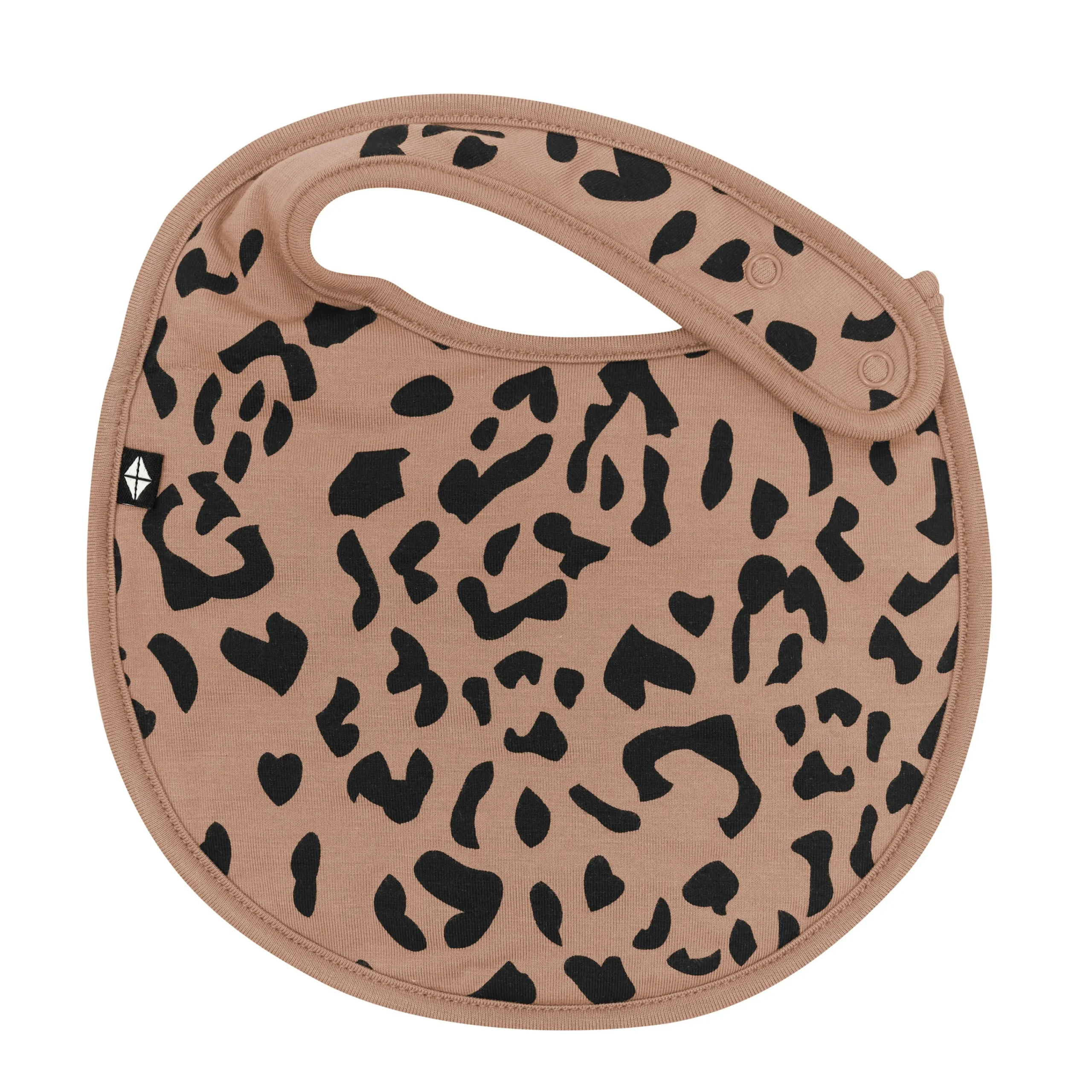 Kyte Baby Cushy Bib in Latte Leopard