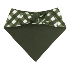 Kyte Baby Dog Bandana in Gingham Fir Outlet
