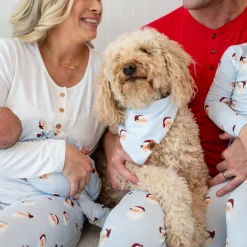 Kyte Baby Dog Bandana in Vintage Santa Outlet
