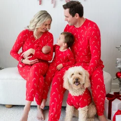 Kyte Baby Dog Tee in Candy Cane Best