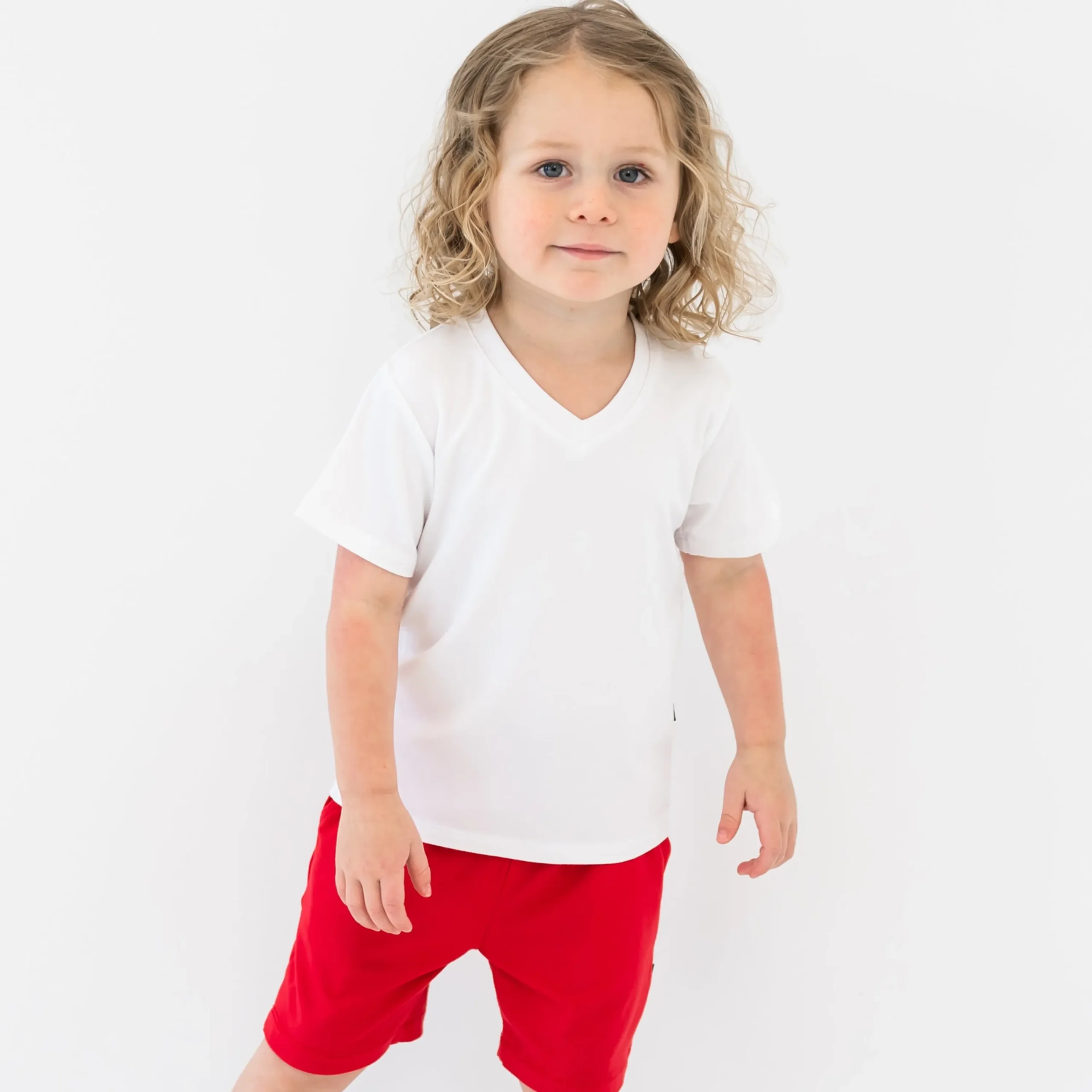 Kyte Baby Drawstring Short in Cardinal