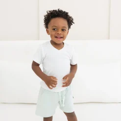 Kyte Baby Drawstring Short in Dew Online