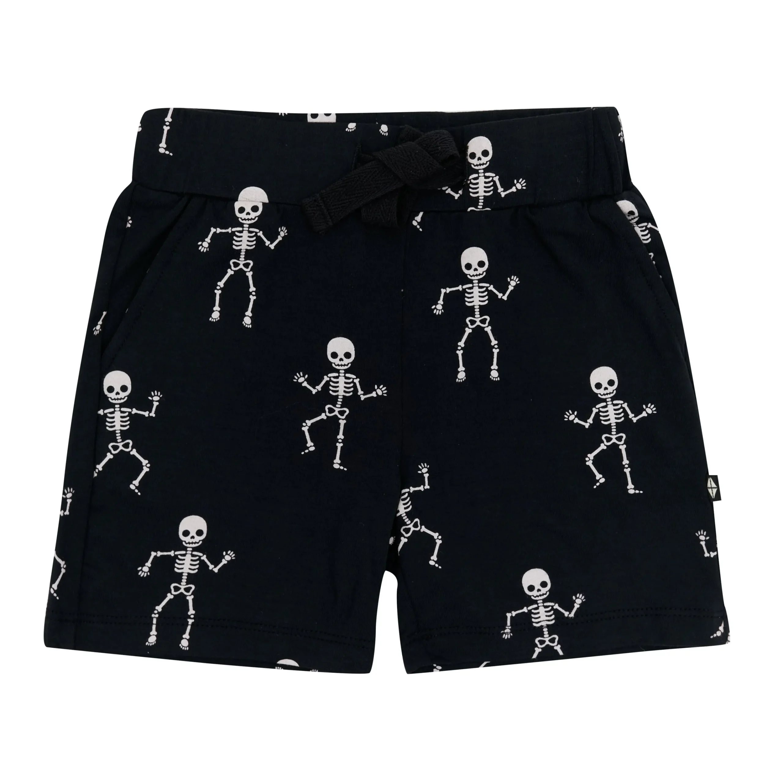 Kyte Baby Drawstring Short in Skeleton
