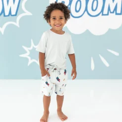 Kyte Baby Drawstring Short in Superman™ Discount