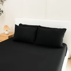 Kyte Baby Fitted Sheet with Pillowcases in Midnight Sale