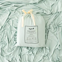 Kyte Baby Fitted Sheet with Pillowcases in Sage Outlet