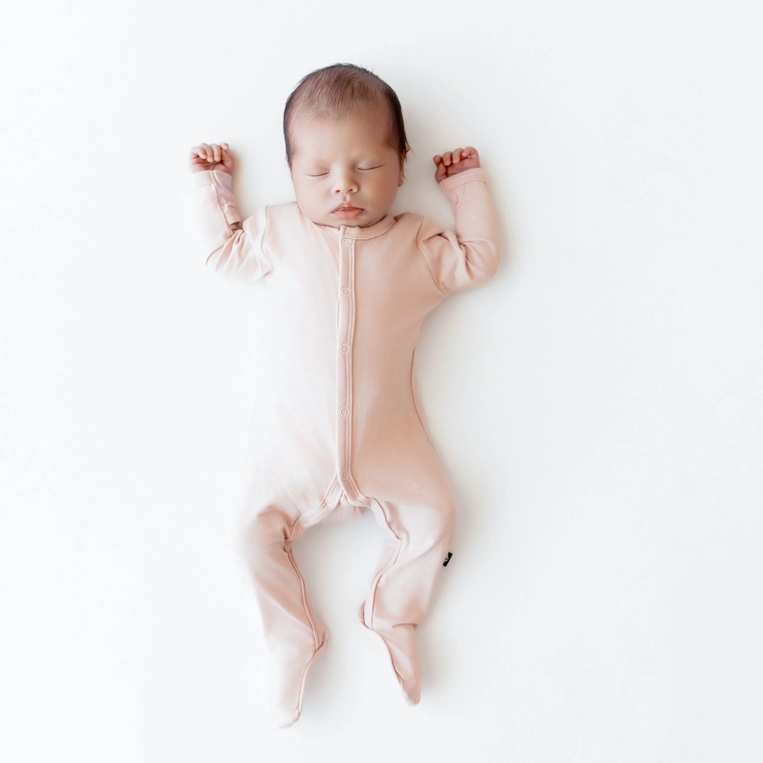 Kyte Baby Footie in Blush Clearance