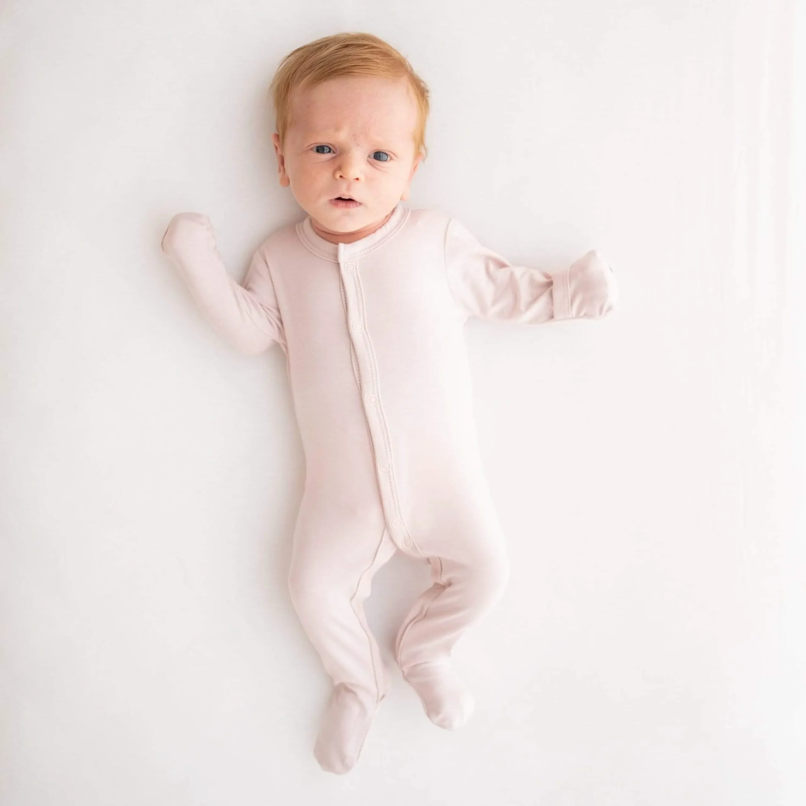 Kyte Baby Footie in Blush Clearance