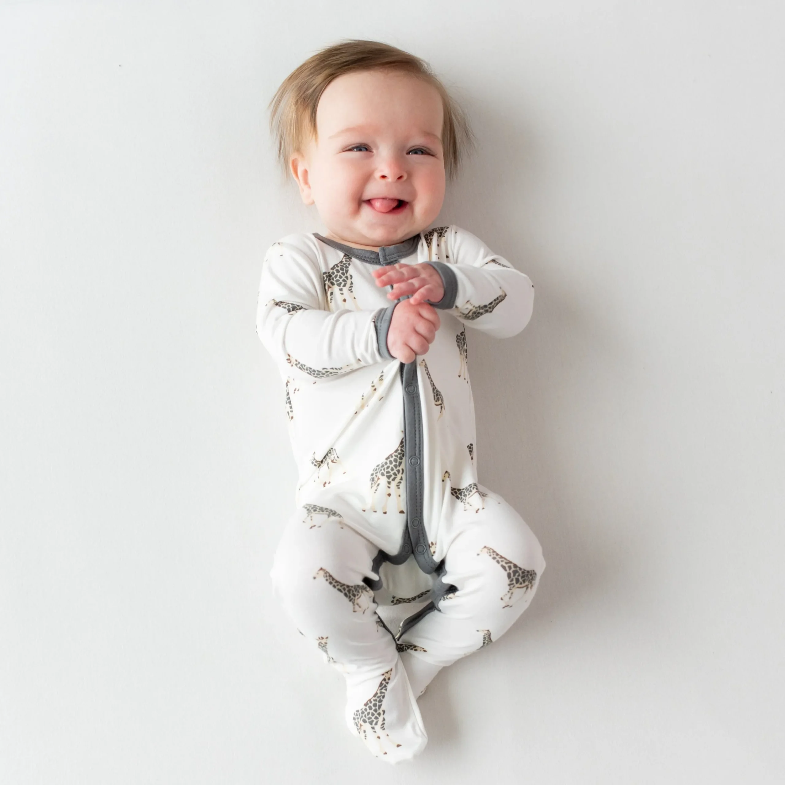 Kyte Baby Footie in Giraffe