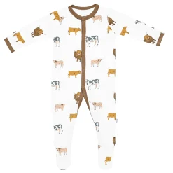 Kyte Baby Footie in Moo Hot