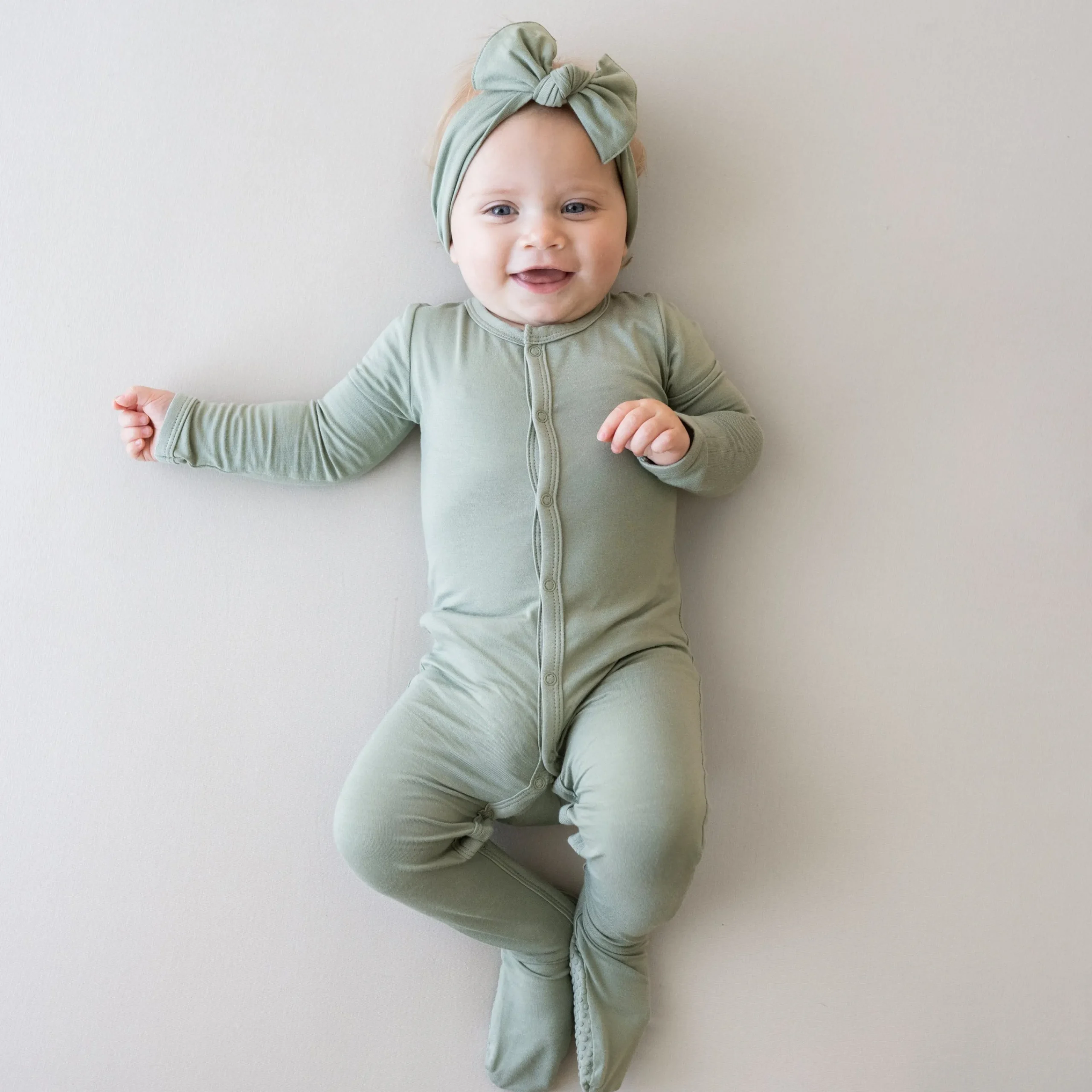 Kyte Baby Footie in Thyme New