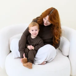 Kyte Baby French Terry Jogger Set in Espresso Hot