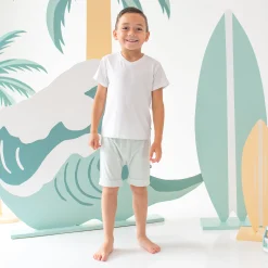 Kyte Baby Harem Shorts in Dew