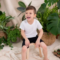 Kyte Baby Harem Shorts in Midnight Sale